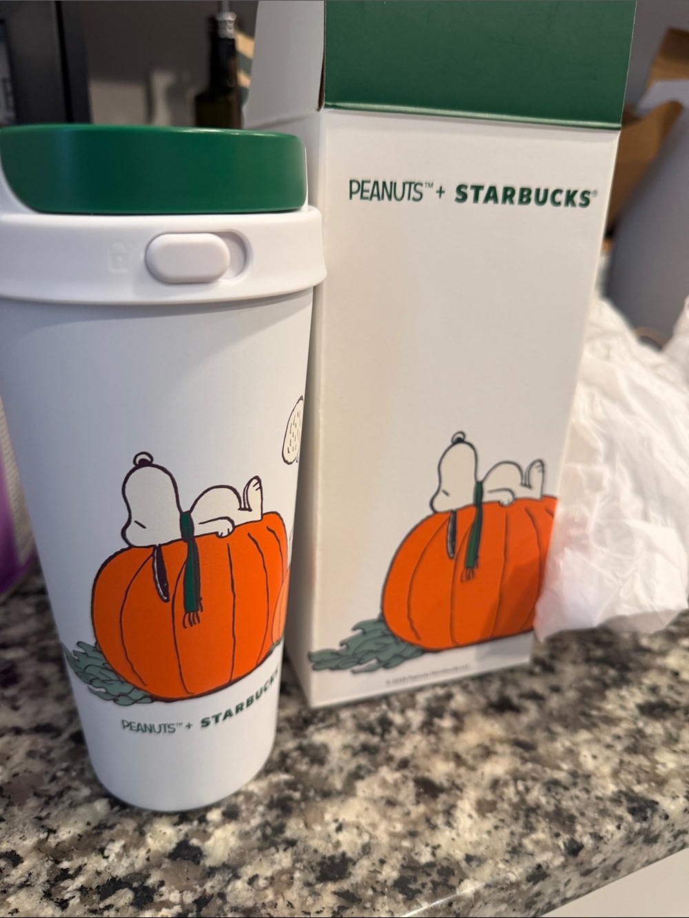 Peanuts Starbucks cup